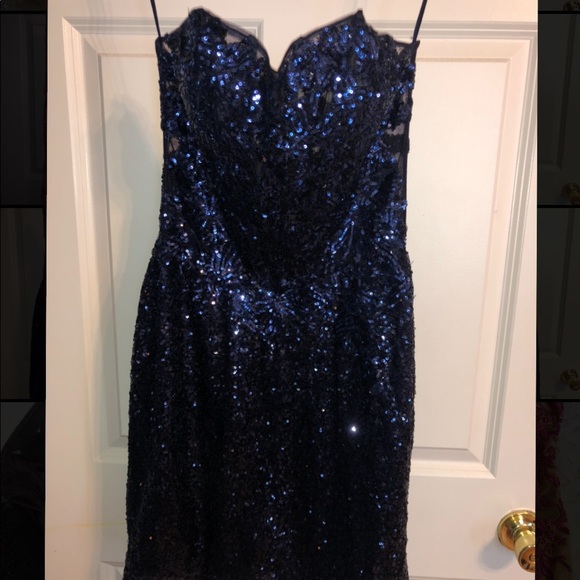 Navy Homecoming/Ball/Semi-formal Dress - Picture 2 of 6